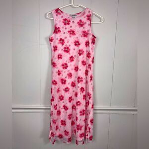 Christie Brooks Vintage Pink Whimsical Floral Size 14 Large Fairy Barbie